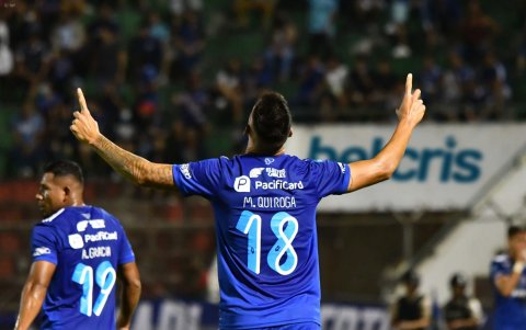 Mauro Quiroga viene en racha y marcando goles claves para el Bombillo