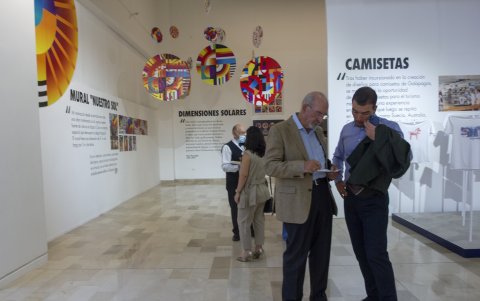 2. Inauguración. La muestra se inauguró el pasado jueves en el MAAC.