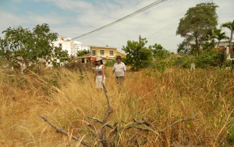 Este es el panorama que observan los residentes a diario, desde cualquier rincón de la ciudadela y desde hace más de dos años.