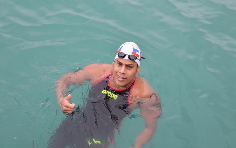 David Farinango, nadador ecuatoriano.