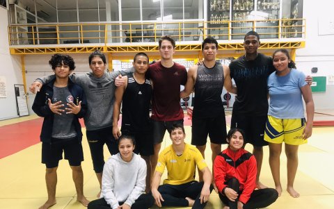Parte del equipo ecuatoriano júnior que hará de local y que estará compuesto por 28 judocas.