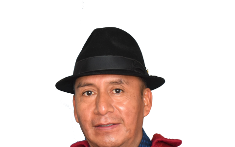 Pablo Pomboza Tamaquiza, rector de la Universidad Amawtay Wasi.