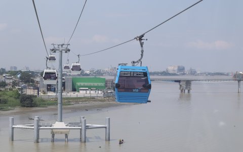 Panorama. Es común, aún en horas pico en la ciudad, ver las cabinas vacías o con pocos pasajeros.