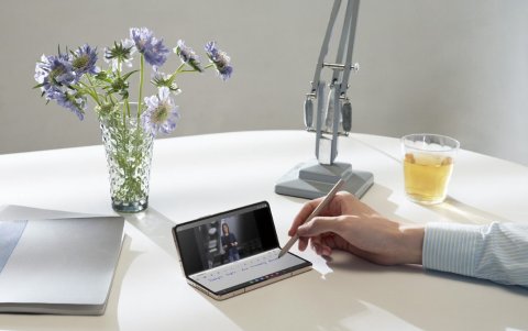 Galaxy Fold 4 en Modo Flex.