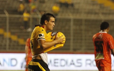 Federico Laurito cuando defendió la camiseta de Barcelona.