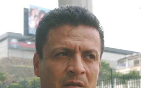 Badaraco, con la sutura que la fue realizada por la agresión.