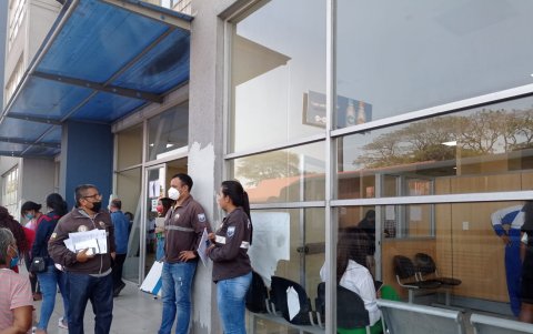 Jornada. En el sitio se restableció la normalidad.