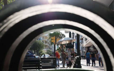La avenida 9 de Octubre, ícono de la ciudad.