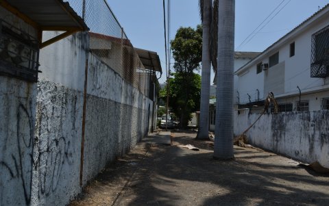 Estado. Así se encuentran algunas peatonales de la ciudadela.