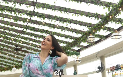 Alejandra Proaño posando para revista SEMANA.