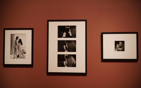 Retratos John Lennon y Yoko Ono en la exposición de 