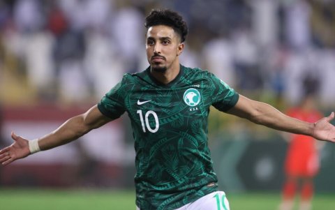 Salem Al-Dawsari, la principal figura del conjunto árabe.