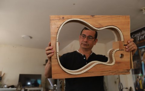 Labor. Jaime Torres logró tener más trabajo precisamente en pandemia. Hizo reparaciones a domicilio.