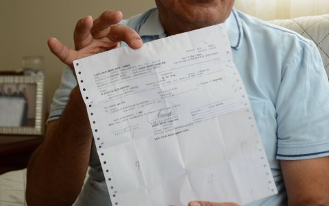 Medicina. En abril debía retirar su otra ampolla, pero no había.