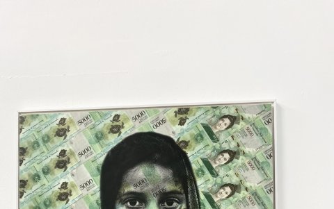 Una de las obras mostradas en la exposición fotográfica 