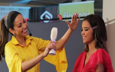 Ariana en una de sus clases magistrales.