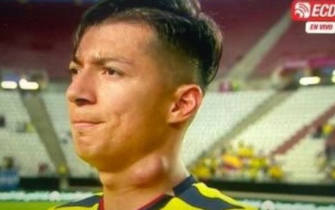 Alan Franco en el último partido.