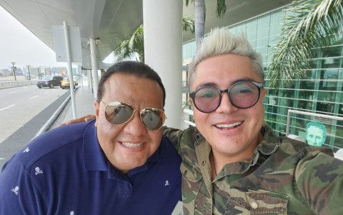 El Cuy con Marlon Acosta.