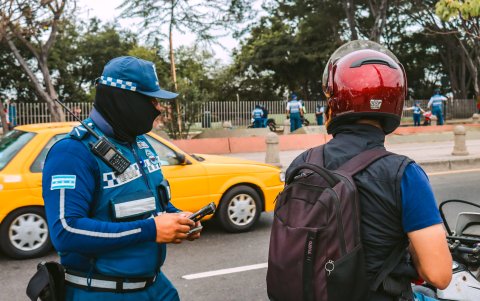 Controles. Más de 90 sancionados durante el operativo de este lunes 3 de octubre de 2022.