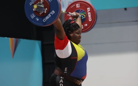 Lisseth Ayoví fue 'ama y señora' de los + 87 kg de los Juegos Suramericanos.