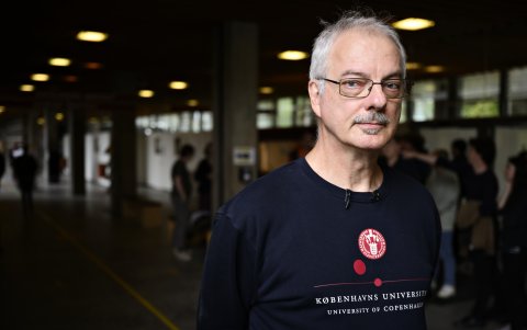 Morten Meldal en una fotografía tomada la Universidad de Copenhagen, Dinamarca, este 5 de octubre.