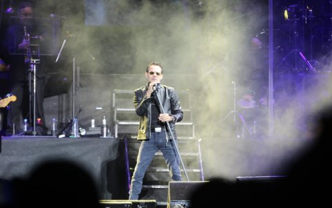 El artista puertorriqueño Marc Anthony.