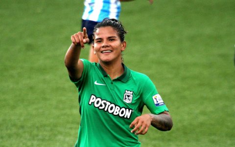 Manuela González delantera colombiana.