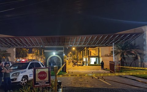 El año pasado se reportaron algunos sicariatos en La Aurora. En la imagen, uno de los que ocurrió en el kilómetro 4,5 de la vía a Salitre,  en Daule, en una zona residencial