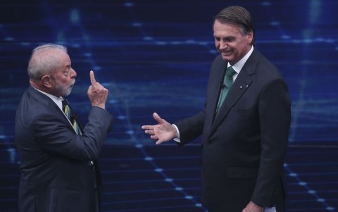 Lula da Silva y Bolsonaro intercambiaron acusaciones y algunos epítetos.