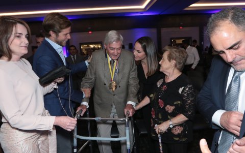 Galardón. Premian a Riccardo Delfini.