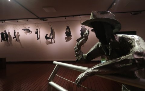 Primer plano. Uno de los monumentos que ganó primeros premios en uno de los festivales de octubre.