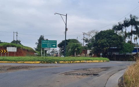 Fotografía que muestra la localidad de Mataje (Ecuador) el 18 de octubre de 2022, donde se presume desapareció Óscar López.