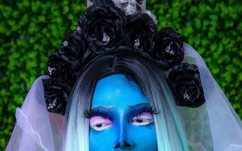 Maquillaje la novia cadáver