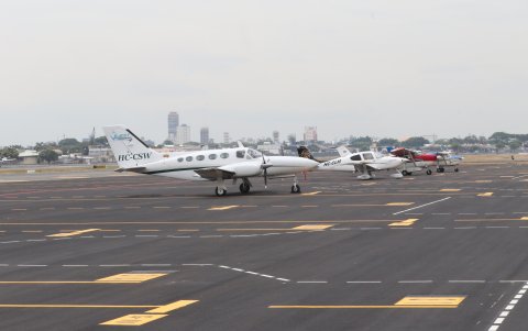 Hasta este jueves 20 de octubre se habían registrado 40 vuelos chárter y 30 privados, por la Copa Libertadores.