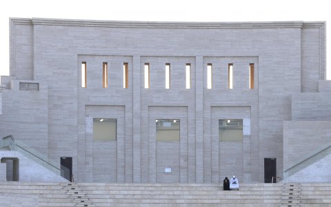 En la imagen, tomada el 23/09/2002, el anfiteatro de la Ciudad Cultural de Katara.