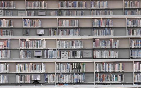 En la imagen, tomada el 13/09/2002, la Biblioteca Nacional.