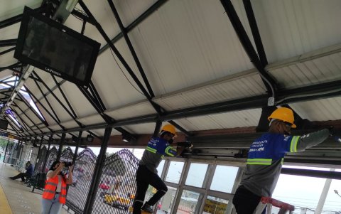 Tarea. La ATM asegura que se intervendrán 128 paradas.