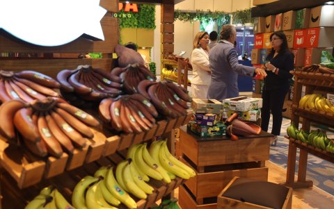 Exhibición. El evento se va a realizar hasta mañana viernes 28 de octubre, en los salones del hotel Hilton Colón de Guayaquil. Hay 80 stands de la cadena de valor.