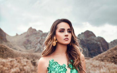 En el CNB (Concurso Nacional de la Belleza) quedó como Virreina