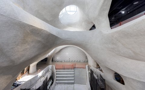 Vista del nuevo edificio del Museo Americano de Historia Natural, el Centro Richard Gilder para Ciencia, Educación e Innovación, en Nueva York (EE.UU.),