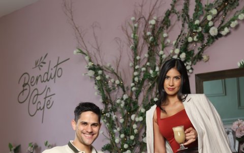 Axel Z y Pamela Sambrano.