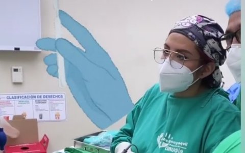 Ejerciendo la Medicina.