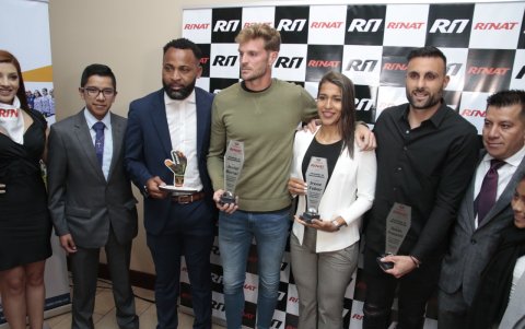 Javier Burrai y Damián Frascarelli coincidieron en un evento en Quito