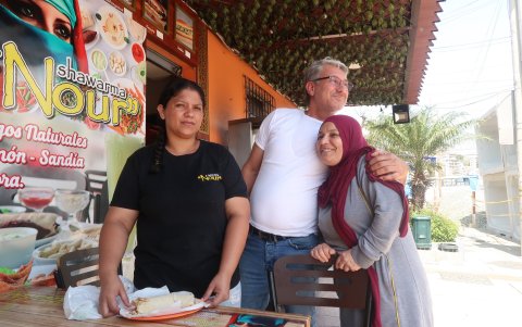 El Medio Oriente también está representado con los libaneses y turcos.