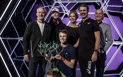 Su mamá y papá, junto a su cuerpo técnico, son una base  fundamental para Rune.