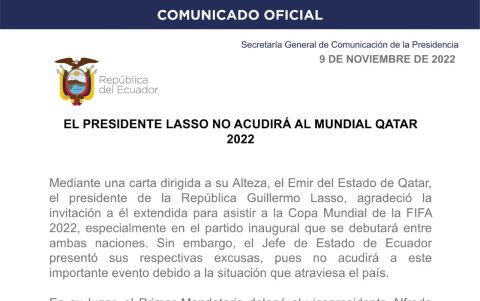 Comunicado oficial