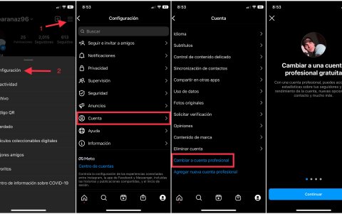 Configuración de Instagram