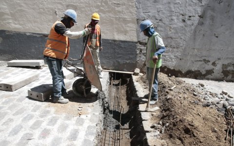 Técnica. La incorporación de brebas es la nueva forma de  construcción que aplican, principalmente por ser vías empinadas, algunas.