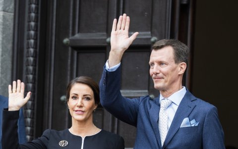 Joaquín con su esposa, Marie.