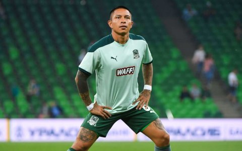 Cristian Ramírez, lateral del Krasnodar de Rusia.